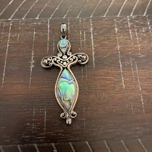 Sajen 925 Sterling Silver Multi Opal Pendant